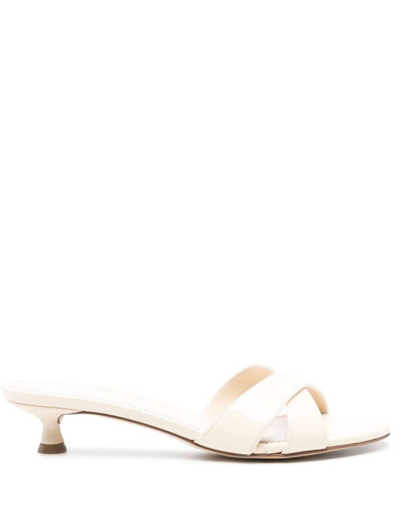 Aeyde Stina leather mules - Neutrals von Aeyde