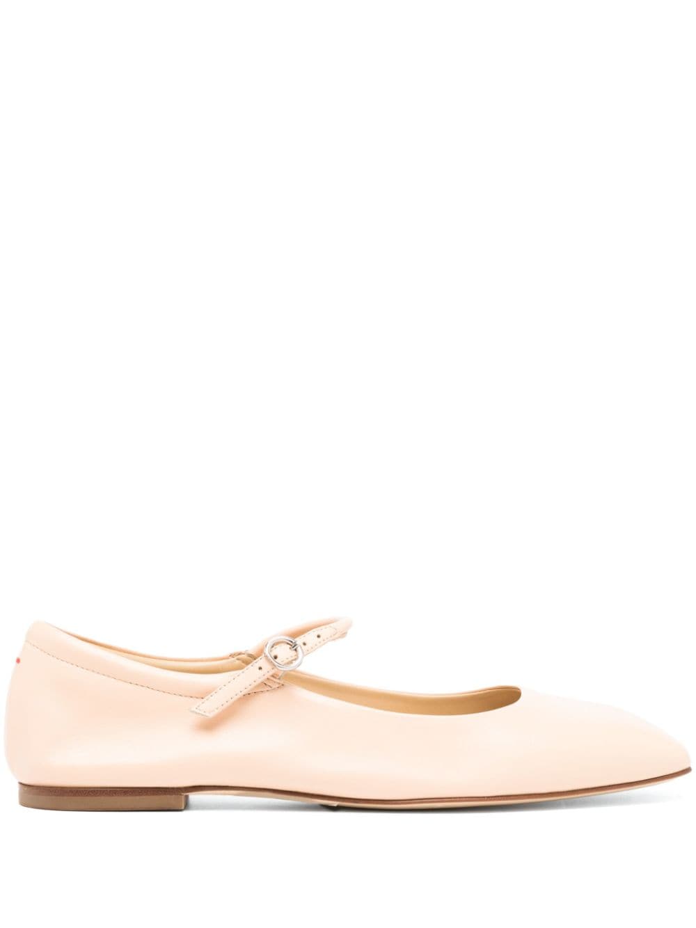 Aeyde Uma square-toe ballerina shoes - Pink von Aeyde