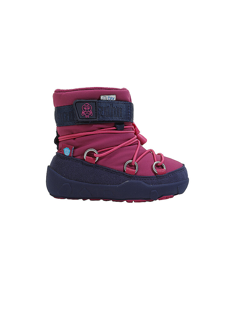 AFFENZAHN Kinder Barfußschuhe - Stiefel SNOWY Flamingo beere | 22 von Affenzahn