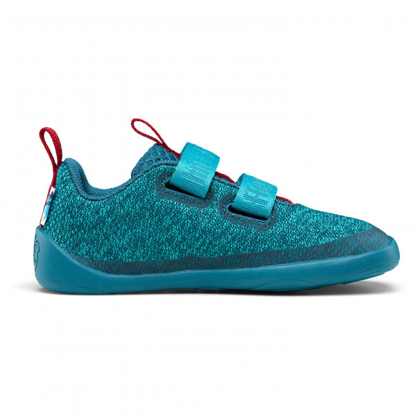 Affenzahn - Kid's Barfußschuh Knit Happy - Barfussschuhe Gr 21 türkis von Affenzahn