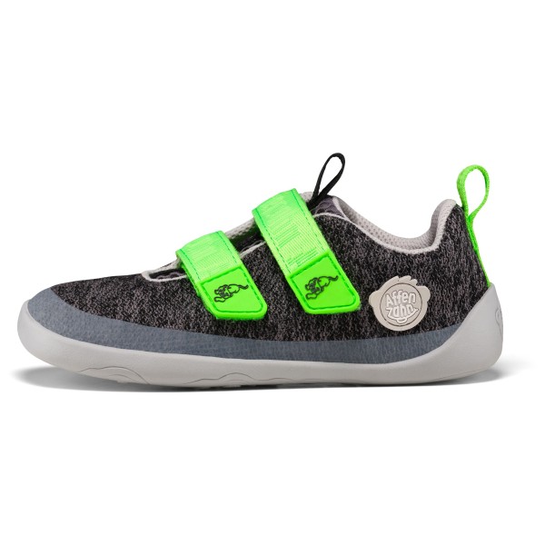Affenzahn - Kid's Barfußschuh Knit Happy - Barfussschuhe Gr 28 panther /grau von Affenzahn