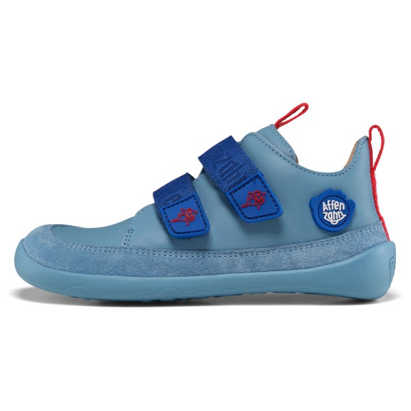 Affenzahn - Kid's Barfußschuh Leder Buddy - Freizeitschuhe Gr 27 shark /blau von Affenzahn