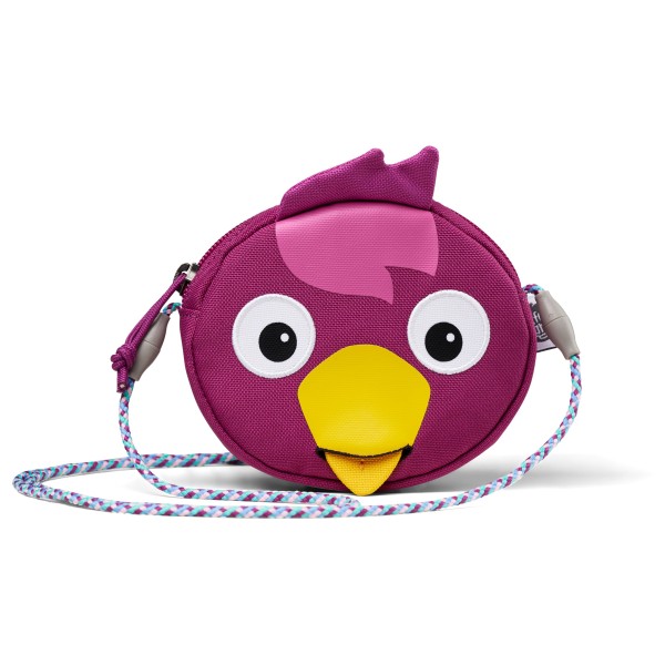Affenzahn - Kid's Brustbeutel Vogel - Umhängetasche Gr One Size lila von Affenzahn