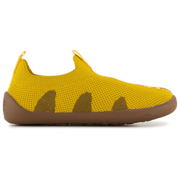 Affenzahn - Kid's Hausschuh Knit Flinky - Hüttenschuhe Gr 32 gelb von Affenzahn