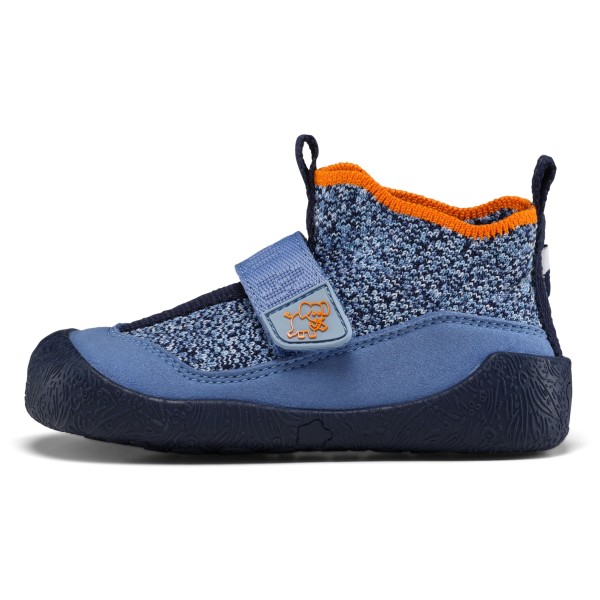 Affenzahn - Kid's Lauflerner Knit Toddly - Barfussschuhe Gr 24 blau von Affenzahn