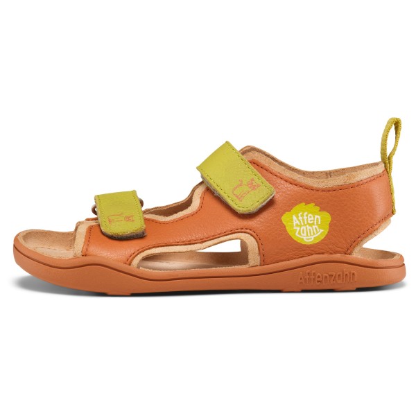 Affenzahn - Kid's Sandale Leder Airy - Sandalen Gr 31 orange von Affenzahn