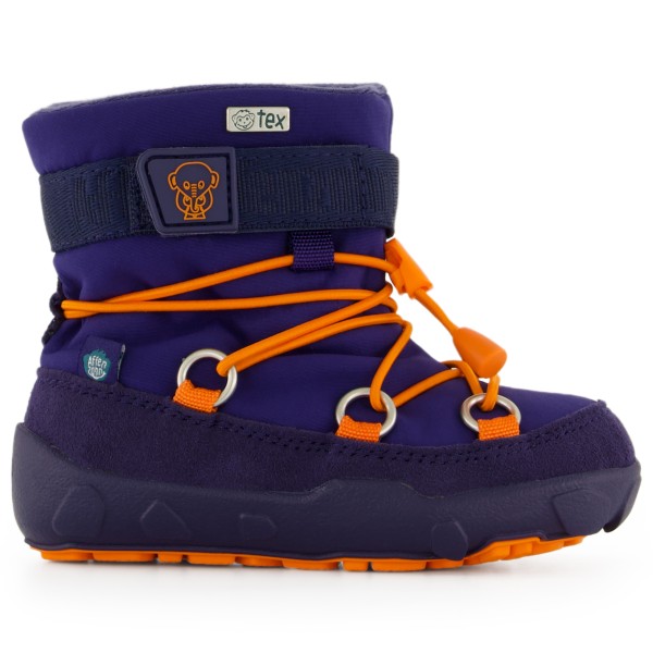 Affenzahn - Kid's Snowy Witty Vegan Snowboot Elefant - Winterschuhe Gr 21 blau von Affenzahn