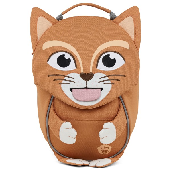 Affenzahn - Kleiner Freund Katze - Kinderrucksack Gr 4 l orange von Affenzahn