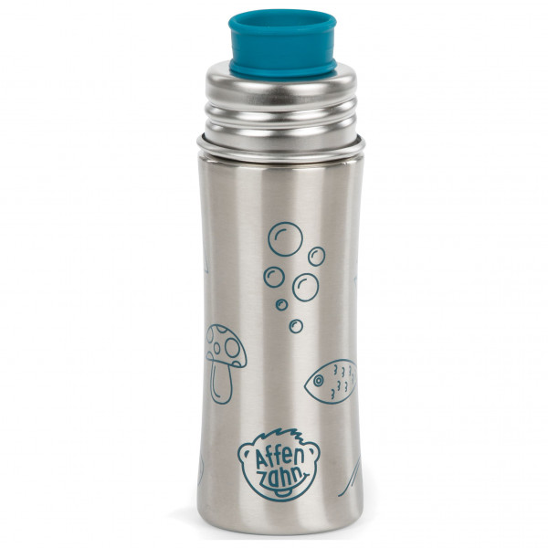 Affenzahn - Trinkflasche Hai - Trinkflasche Gr 330 ml grau von Affenzahn
