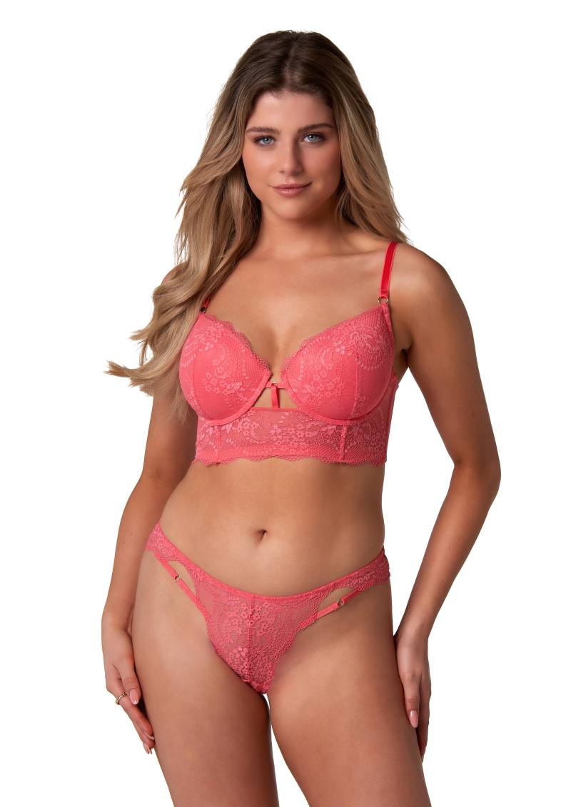 After Eden D-cup & up String »Maite«, Mit Spitzen- und Riemchendetails von After Eden D-cup & up