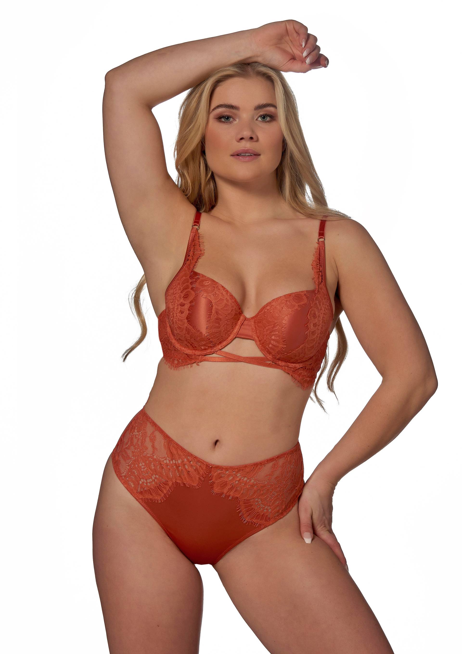 After Eden D-cup & up String »Tessa«, Mit Spitze, hohe Taille von After Eden D-cup & up