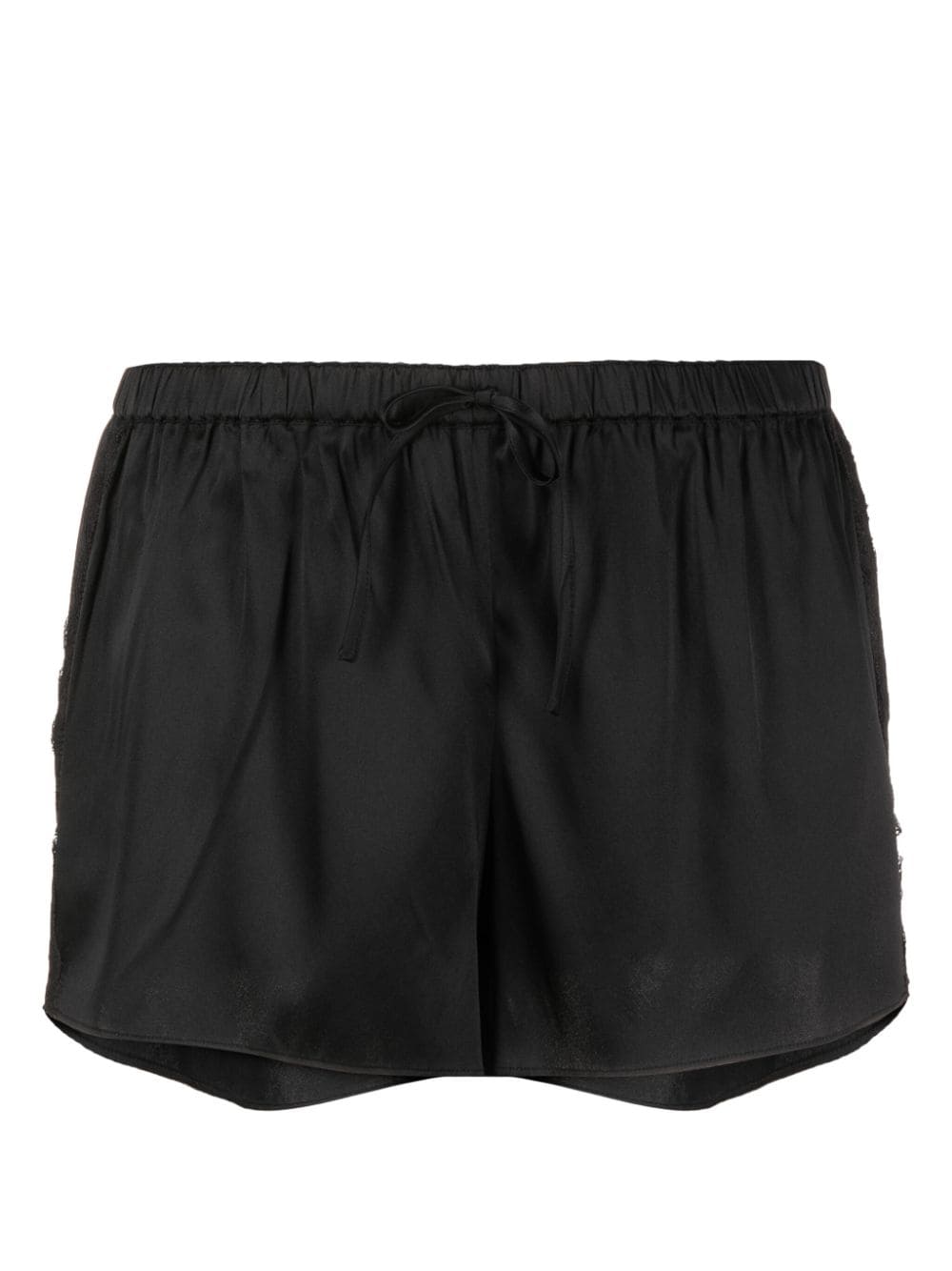 Agent Provocateur Gisele satin pyjama shorts - Black von Agent Provocateur