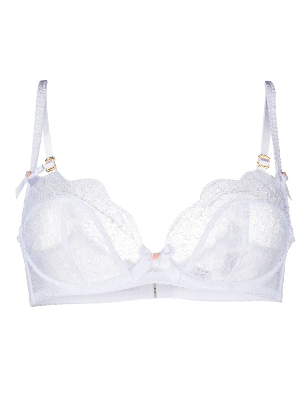 Agent Provocateur bow-detail adjustable-strap bra - White von Agent Provocateur