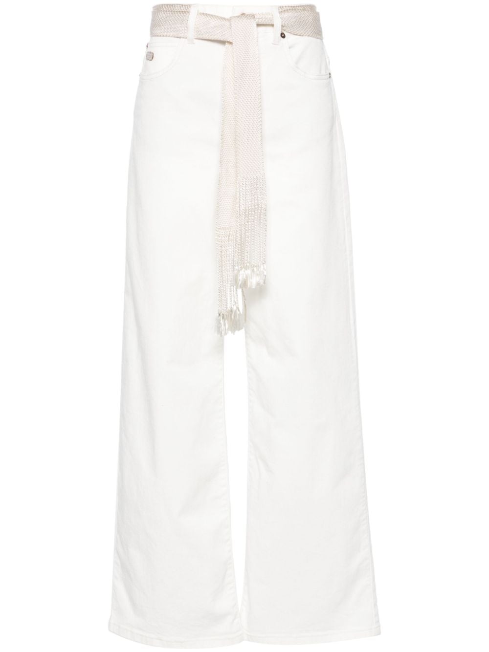 Agnona high-rise wide-leg jeans - White von Agnona
