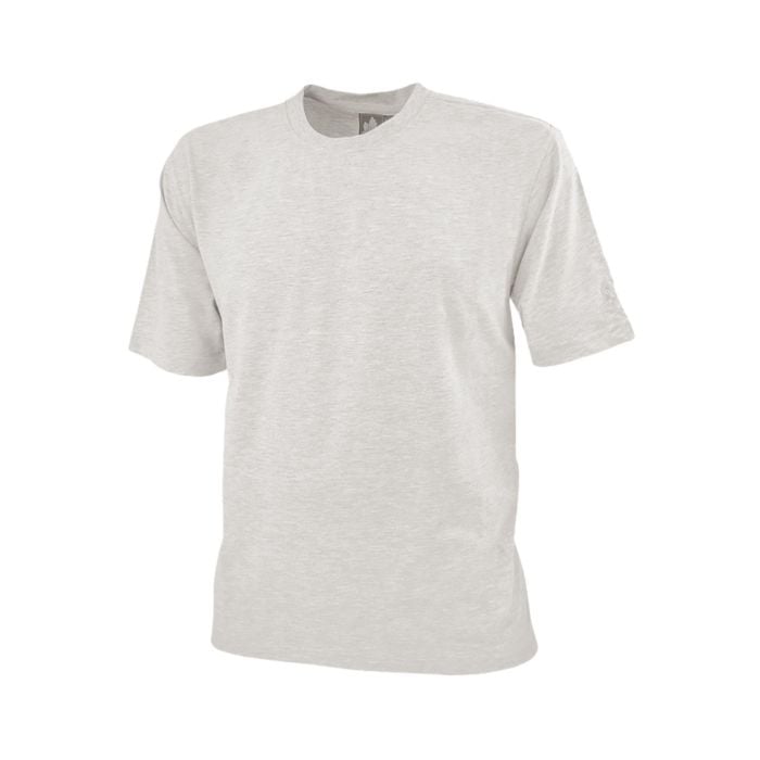 Unisex T-Shirt, grau meliert, XL von Ahorn