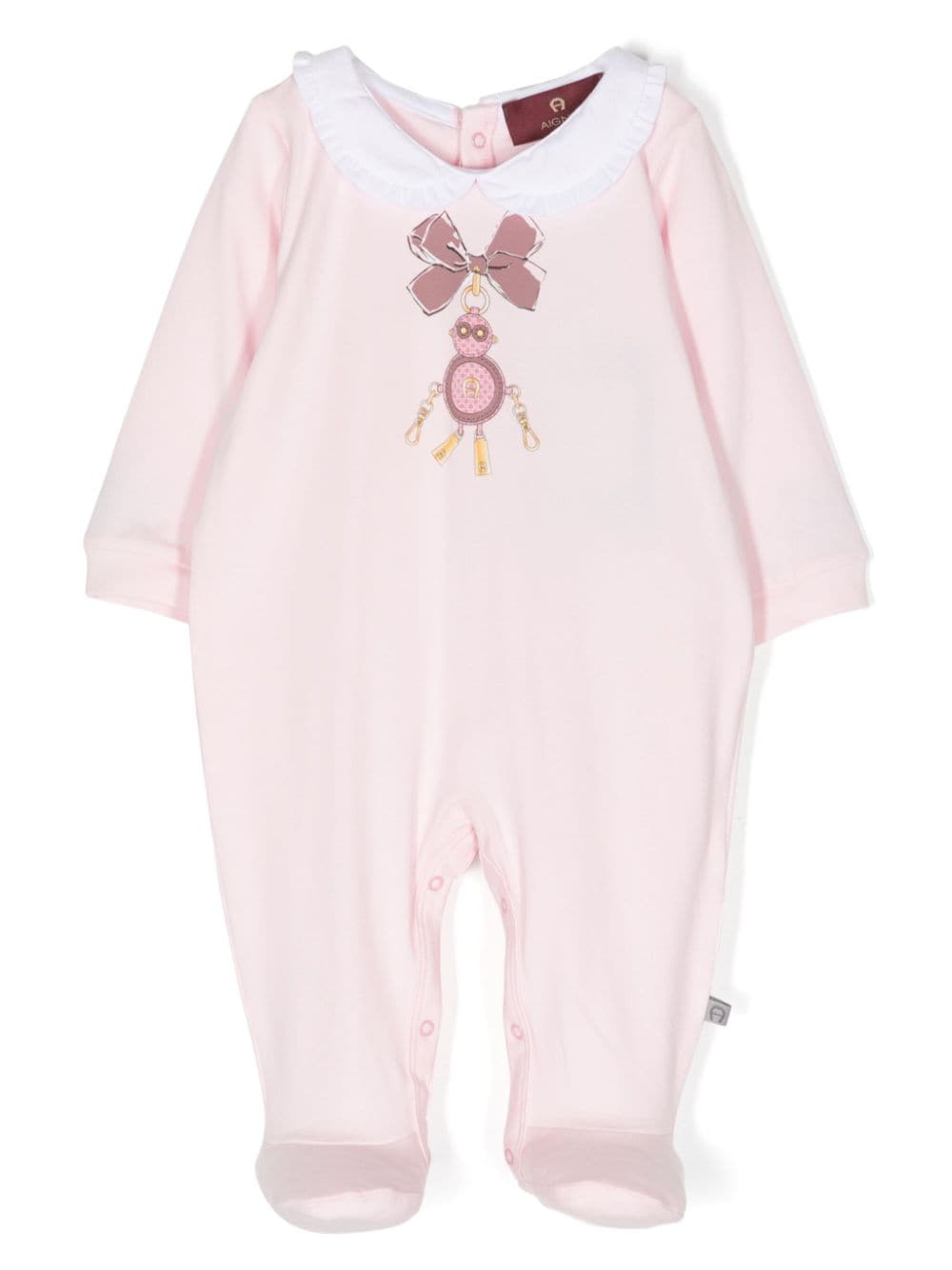 Aigner Kids graphic-print cotton pajamas - Pink von Aigner Kids