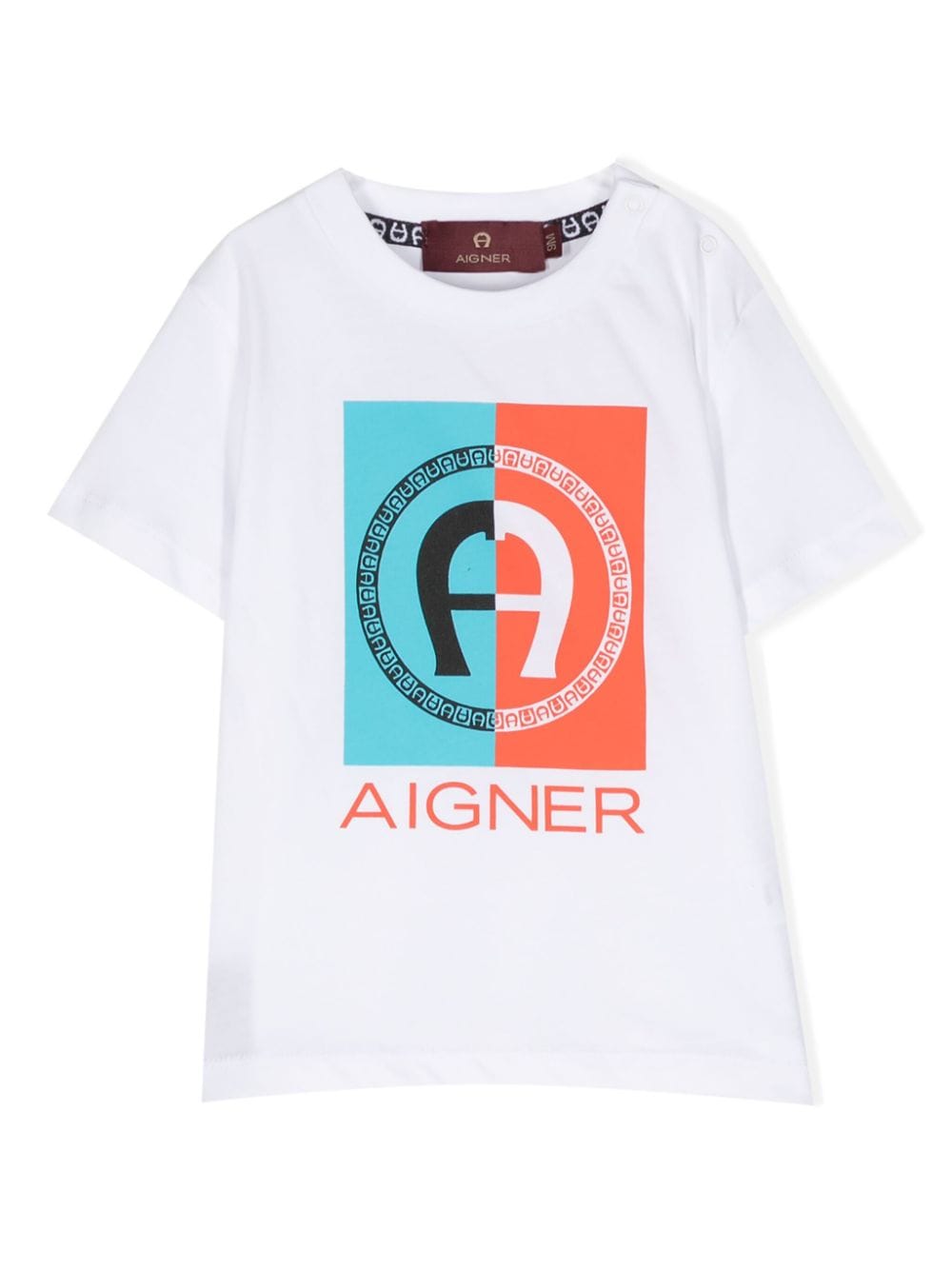 Aigner Kids logo-print cotton T-shirt - White von Aigner Kids