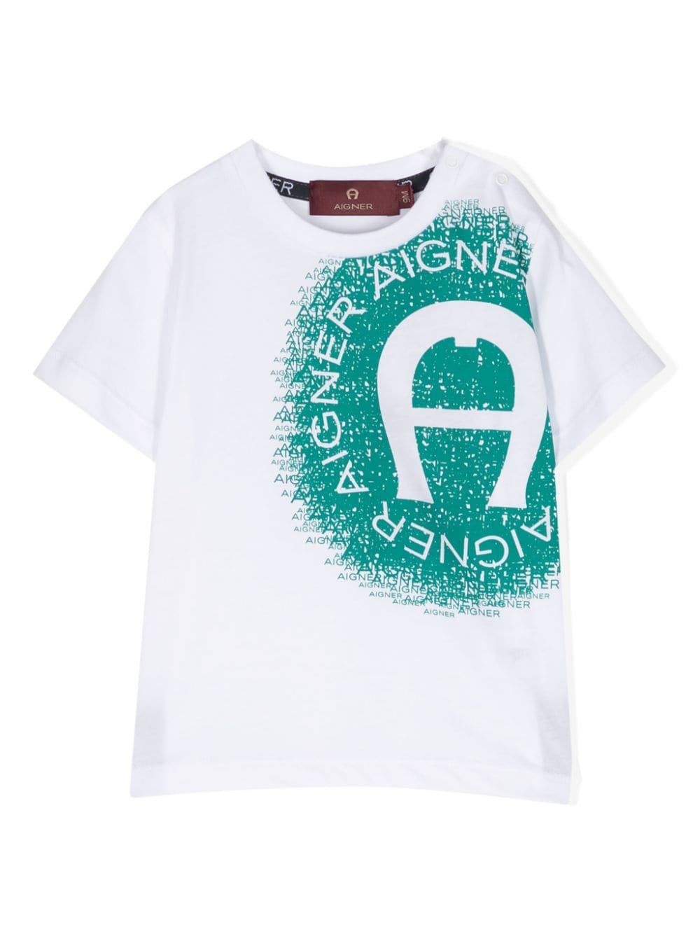 Aigner Kids logo-print cotton T-shirt - White von Aigner Kids