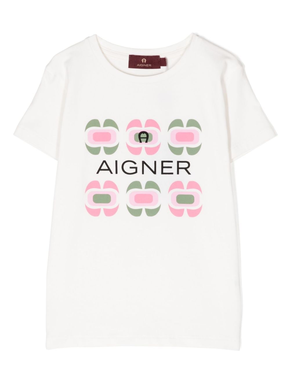 Aigner Kids logo-print cotton T-shirt - White von Aigner Kids