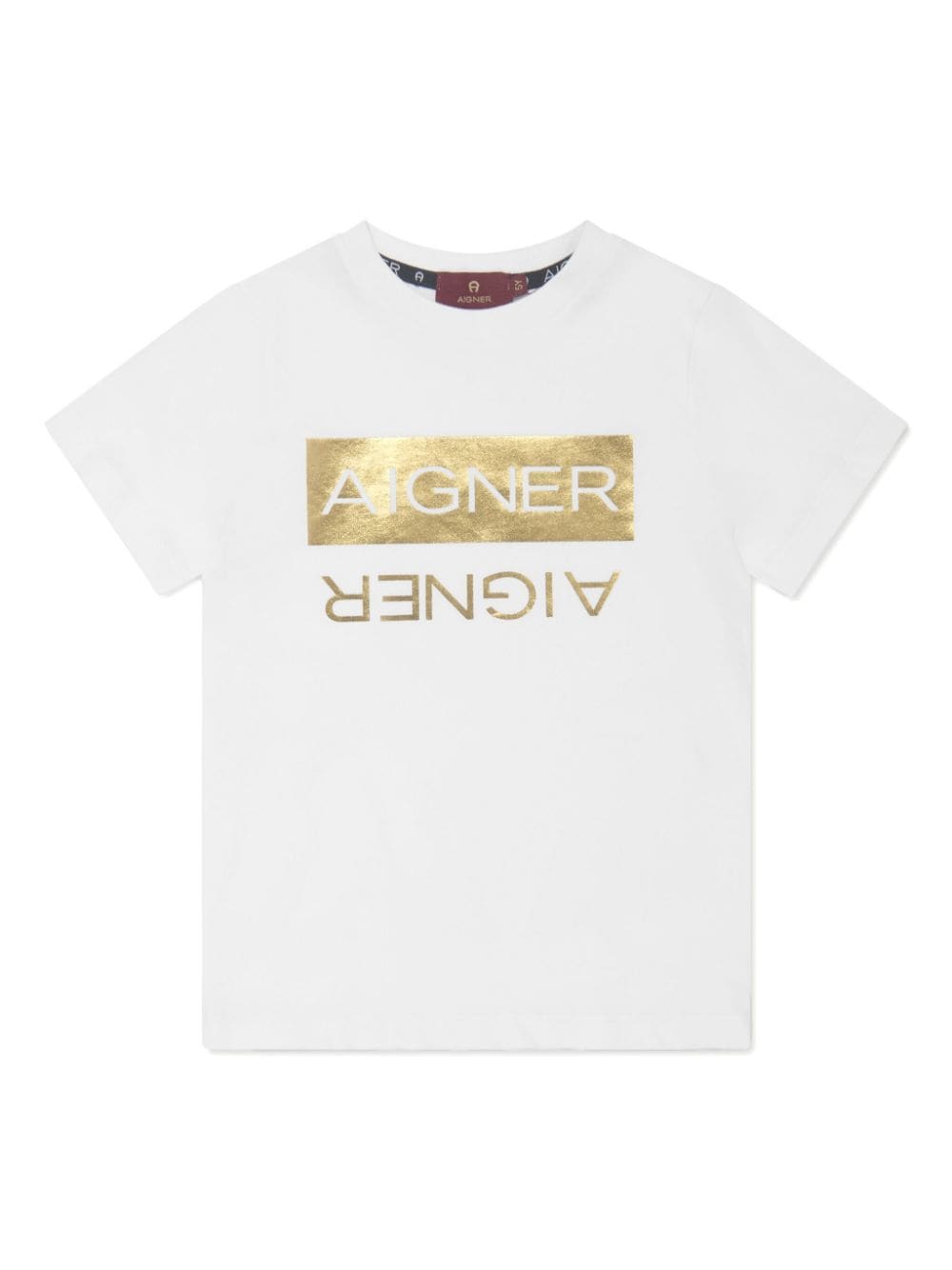 Aigner Kids logo-print cotton T-shirt - White von Aigner Kids