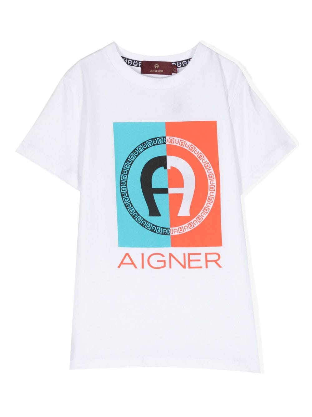 Aigner Kids logo-print cotton T-shirt - White von Aigner Kids