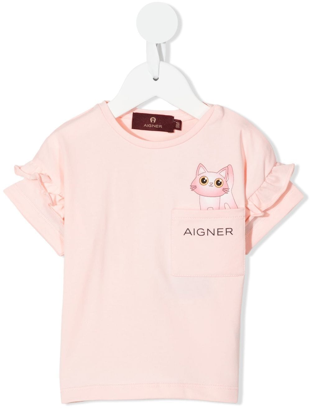 Aigner Kids logo-print short-sleeved T-shirt - Pink von Aigner Kids