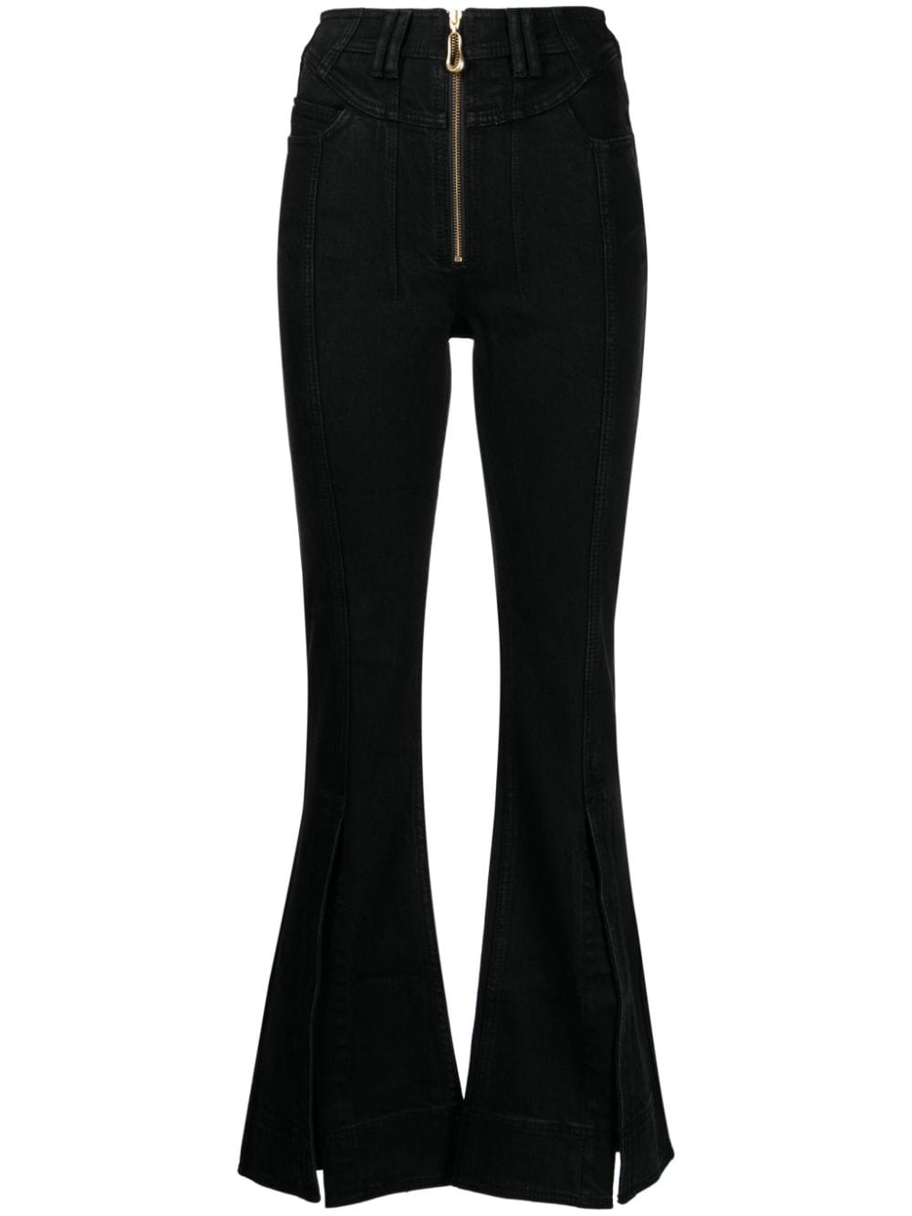 Aje Lola high-waisted flared jeans - Black von Aje