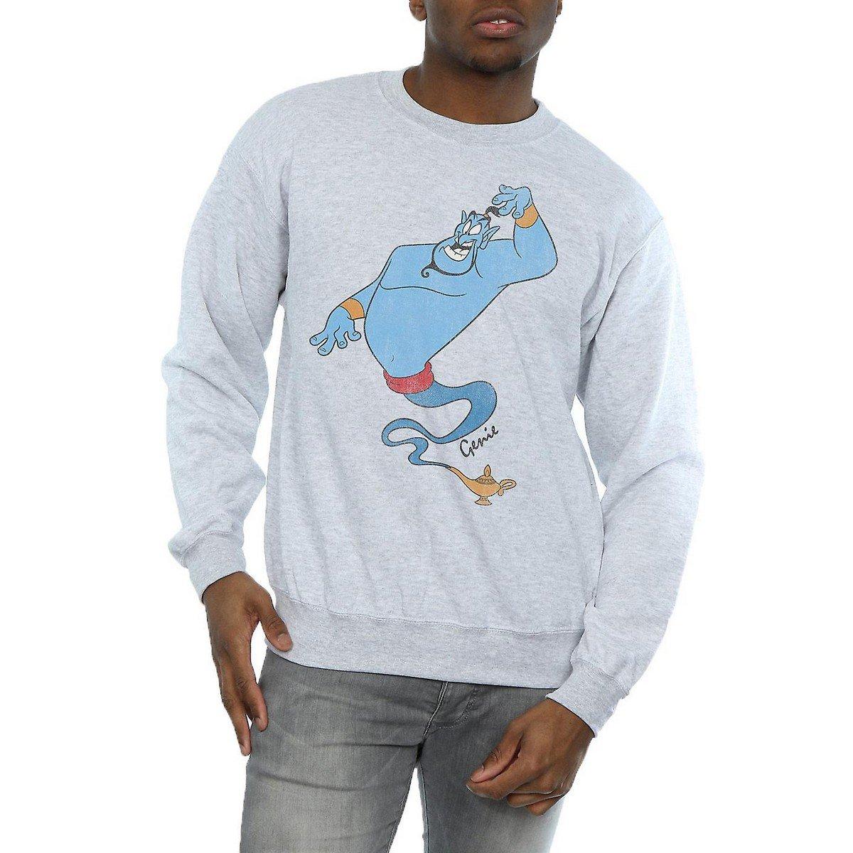 Classic Sweatshirt Herren Grau L von Aladdin
