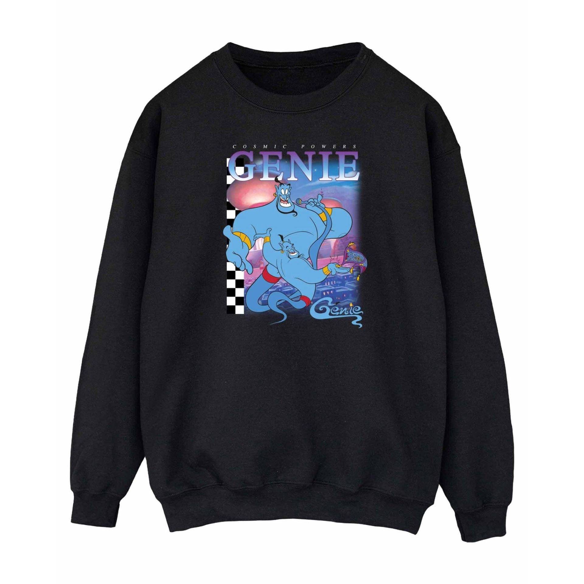 Sweatshirt Damen Schwarz L von Aladdin