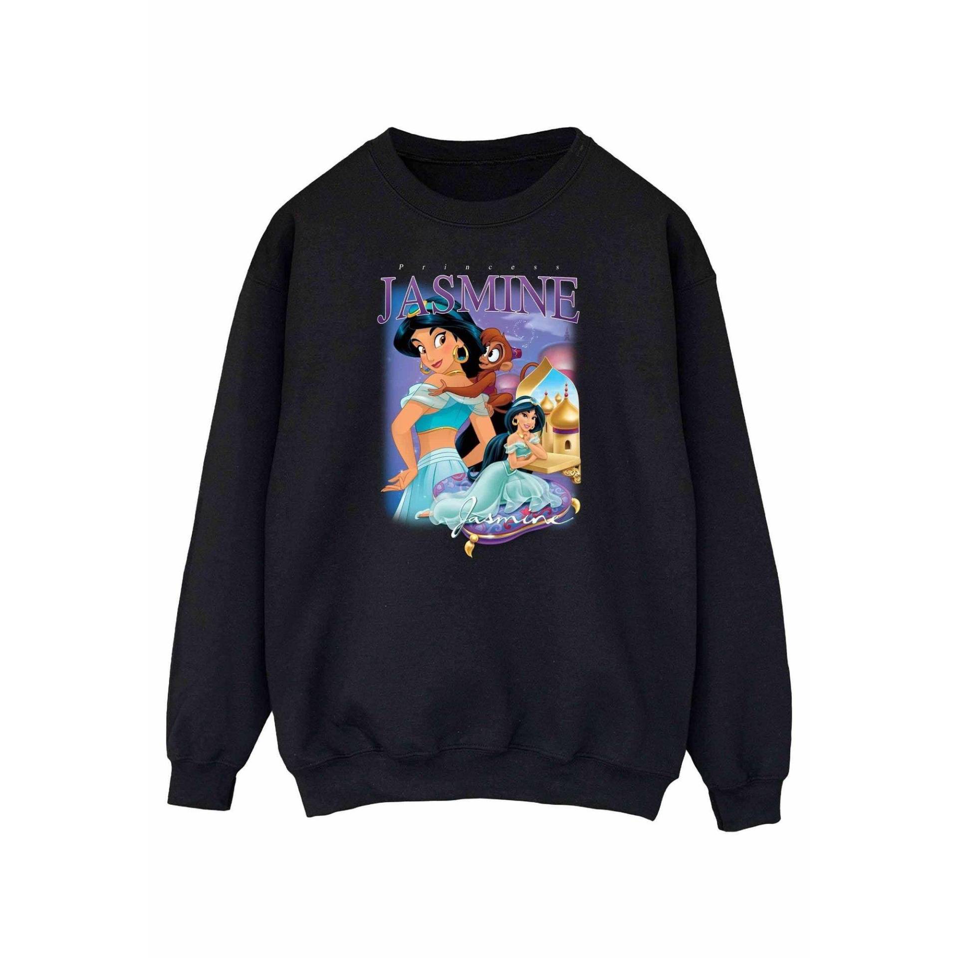 Sweatshirt Damen Schwarz XL von Aladdin