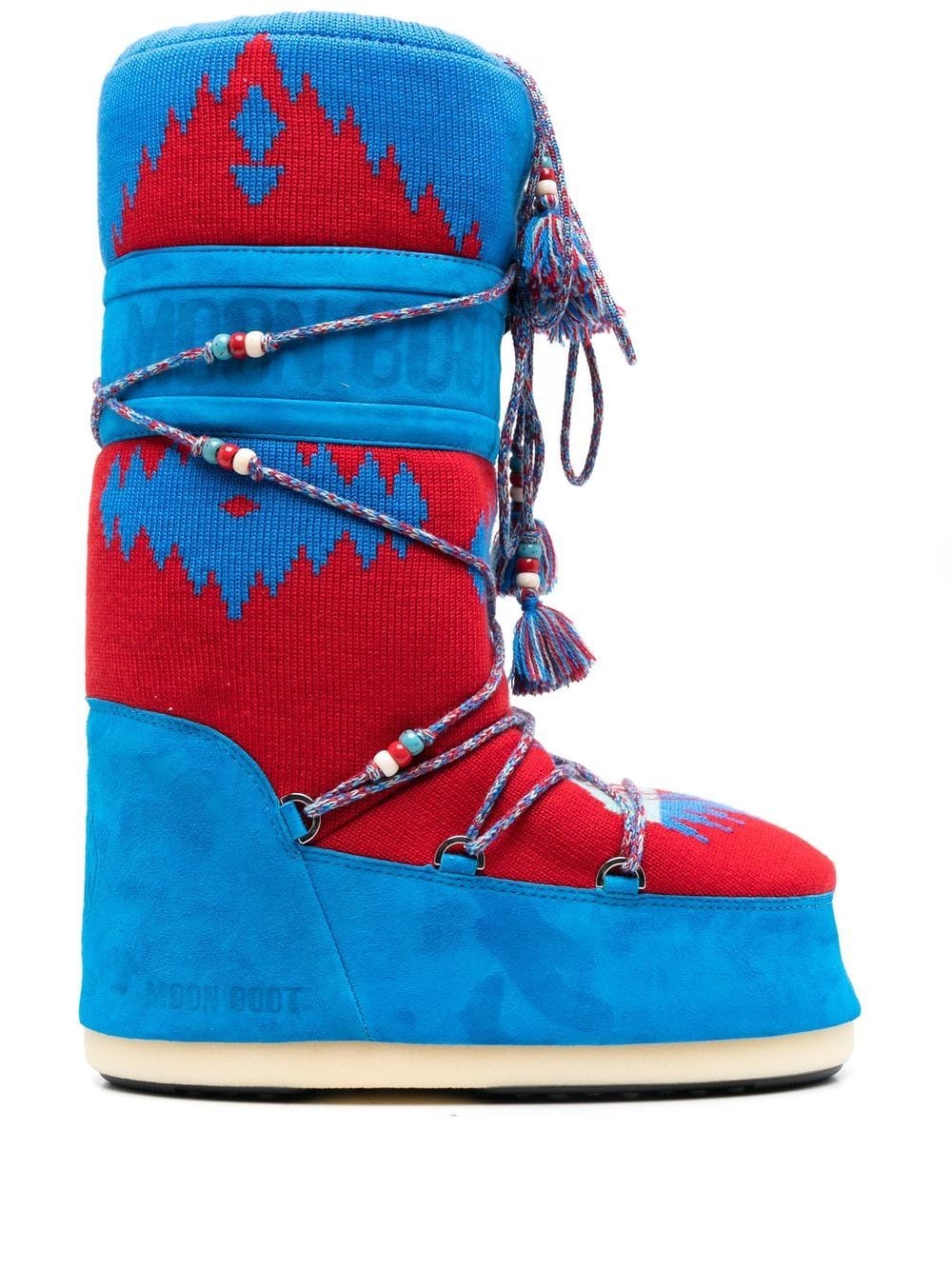 Alanui x Moon boot Icon Knit Moon-Boot - Blue von Alanui x Moon boot