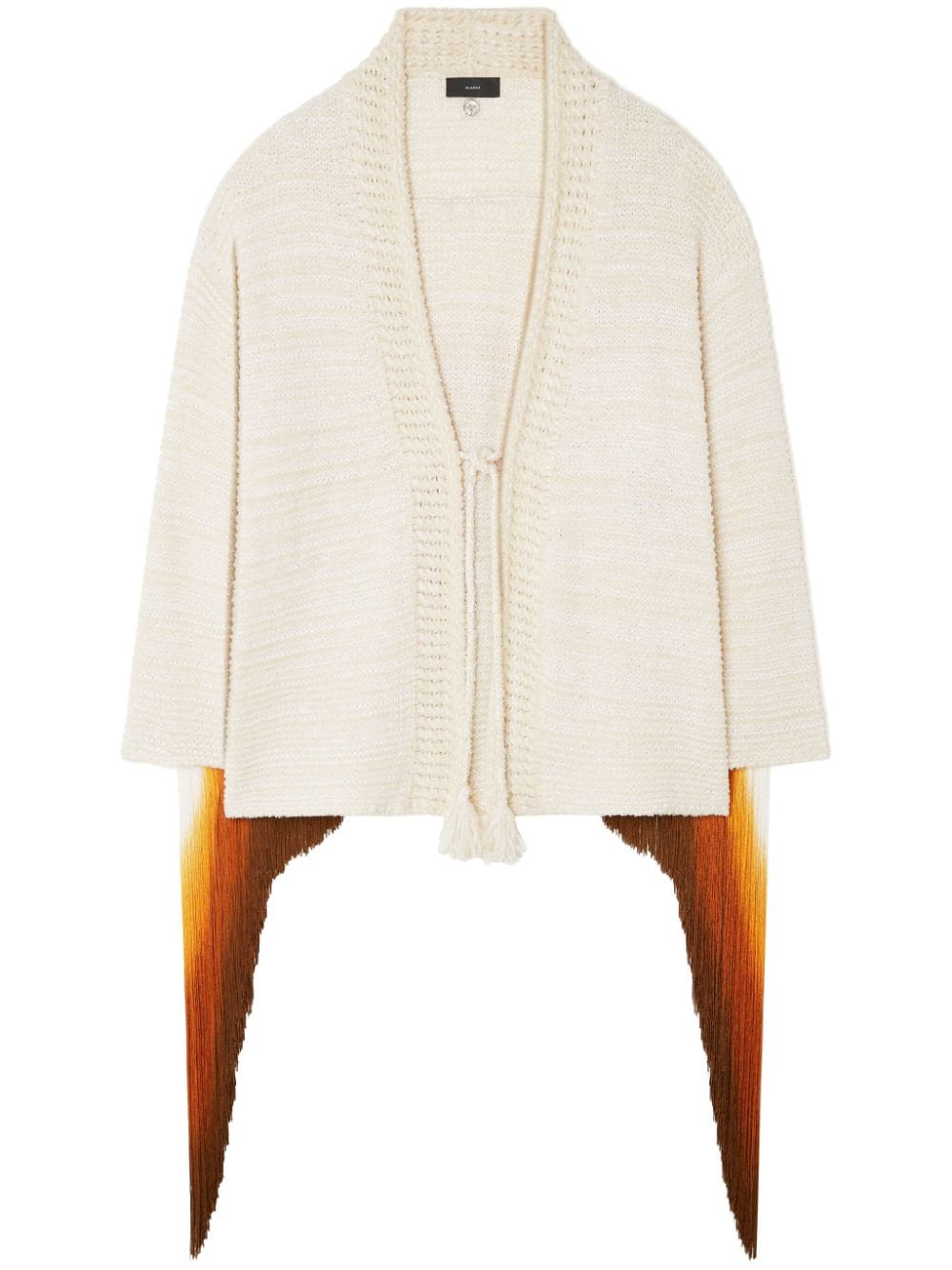 Alanui Bright Hues fringed cardigan - Neutrals von Alanui