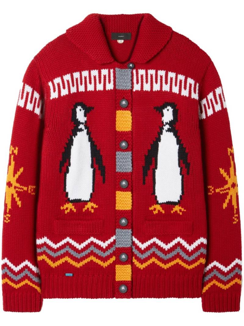 Alanui For The Love Of Penguin cardigan - Red von Alanui