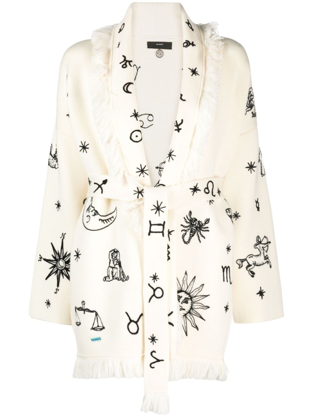 Alanui Horoscope virgin-wool cardigan - White von Alanui