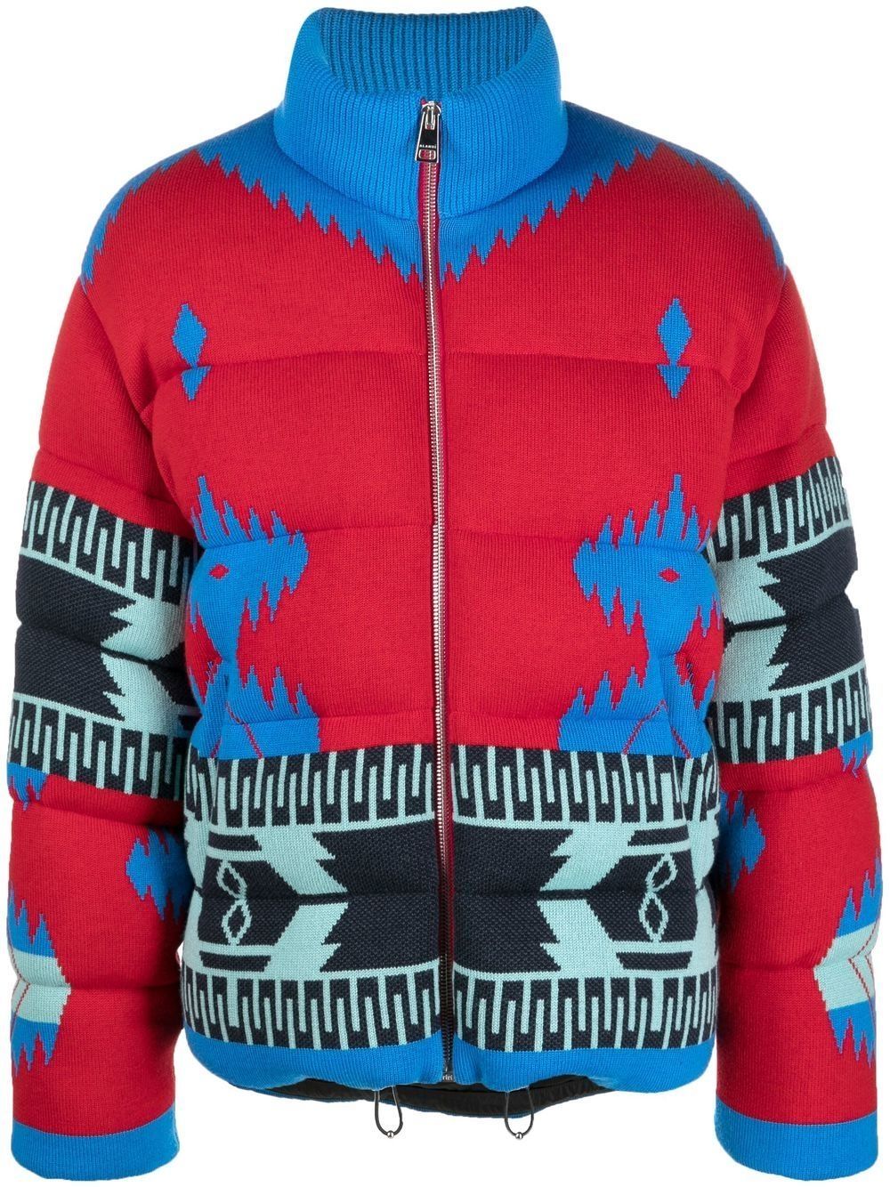 Alanui Icon Jacquard padded jacket - Red von Alanui