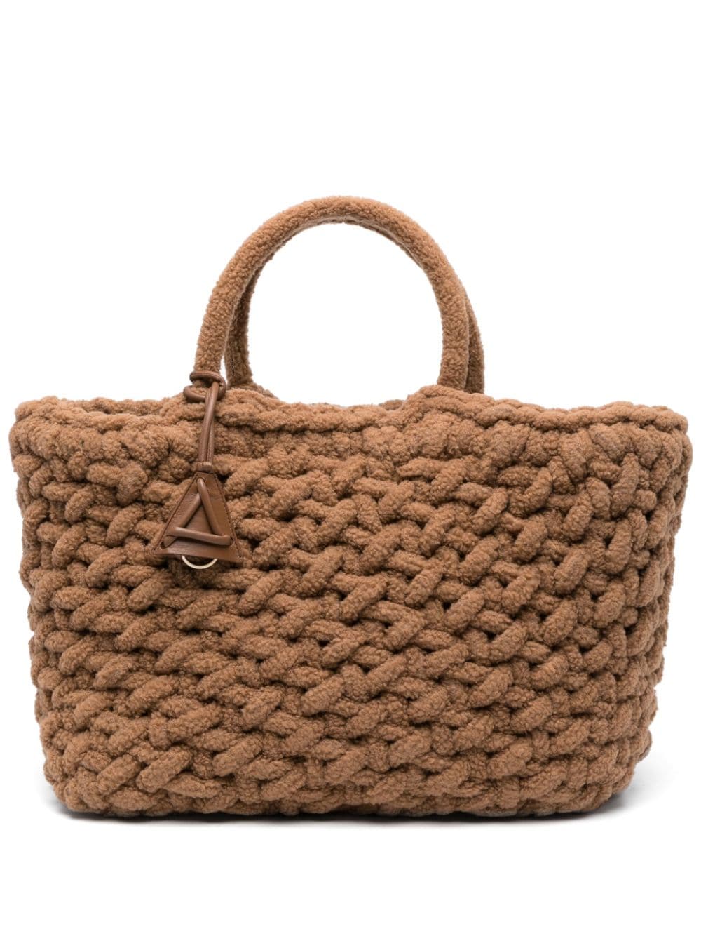 Alanui Icon brushed tote bag - Brown von Alanui