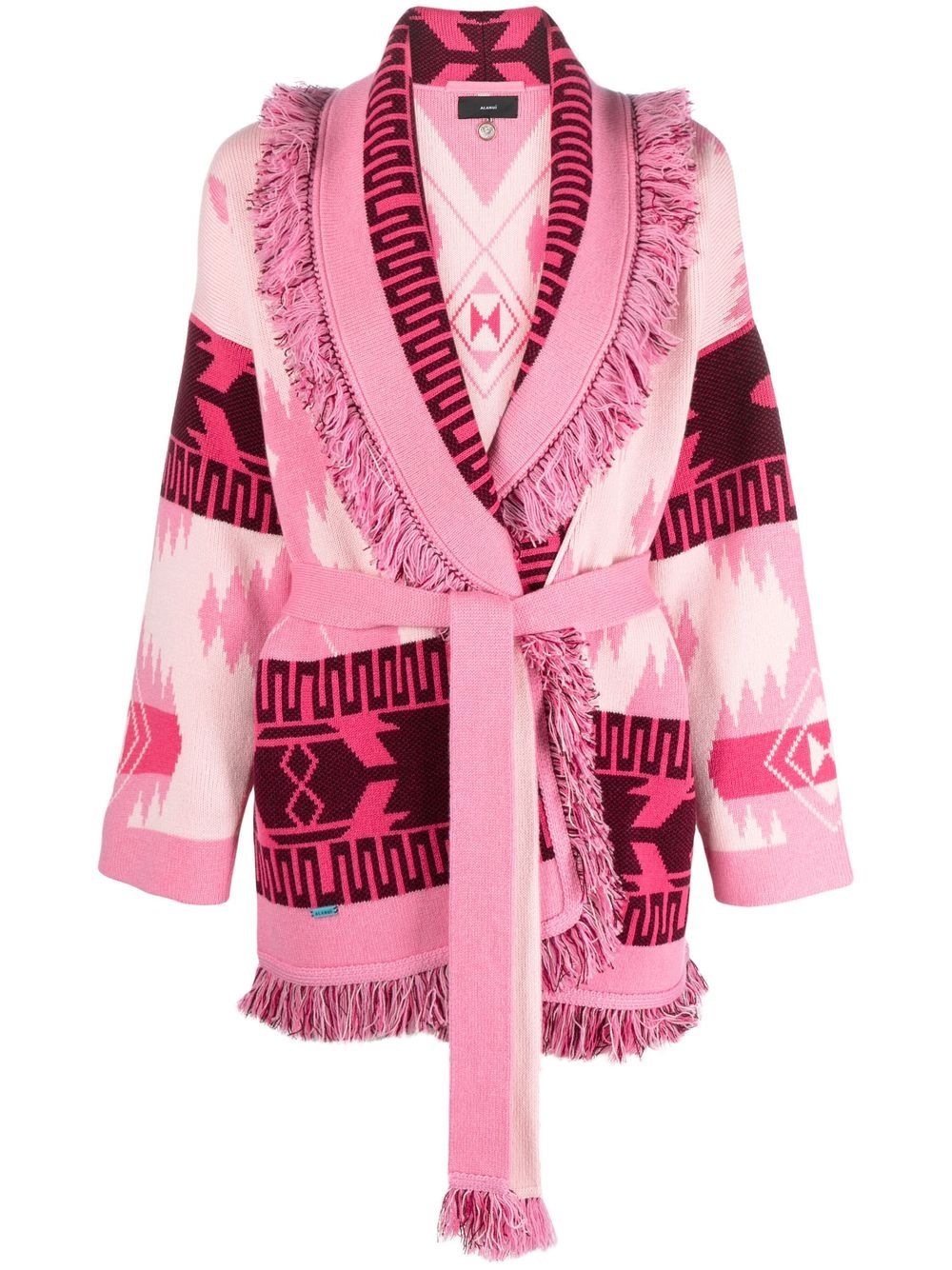 Alanui Icon jacquard cardigan - Pink von Alanui