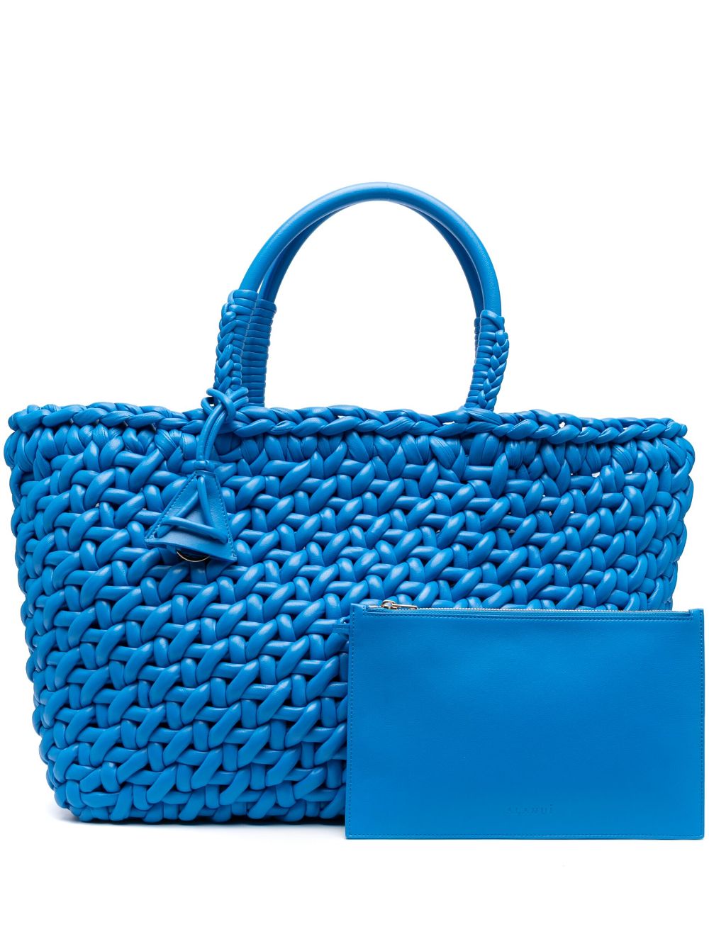 Alanui Icon leather tote bag - Blue von Alanui