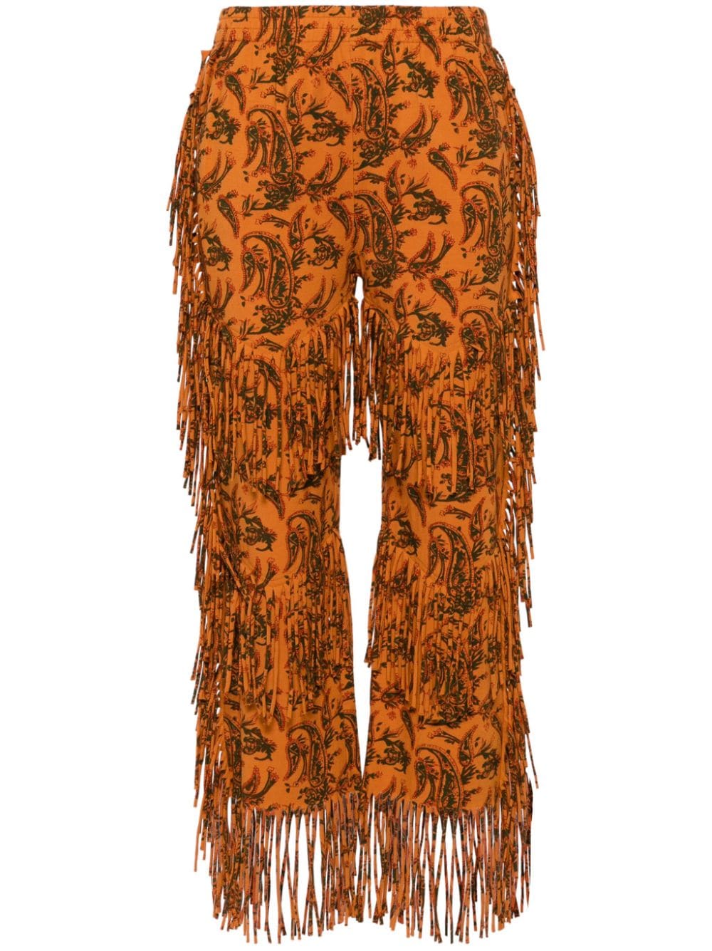 Alanui Monsoon straight-leg trousers - Orange von Alanui