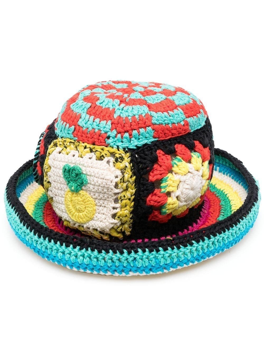 Alanui Positive crochet bucket hat - Black von Alanui