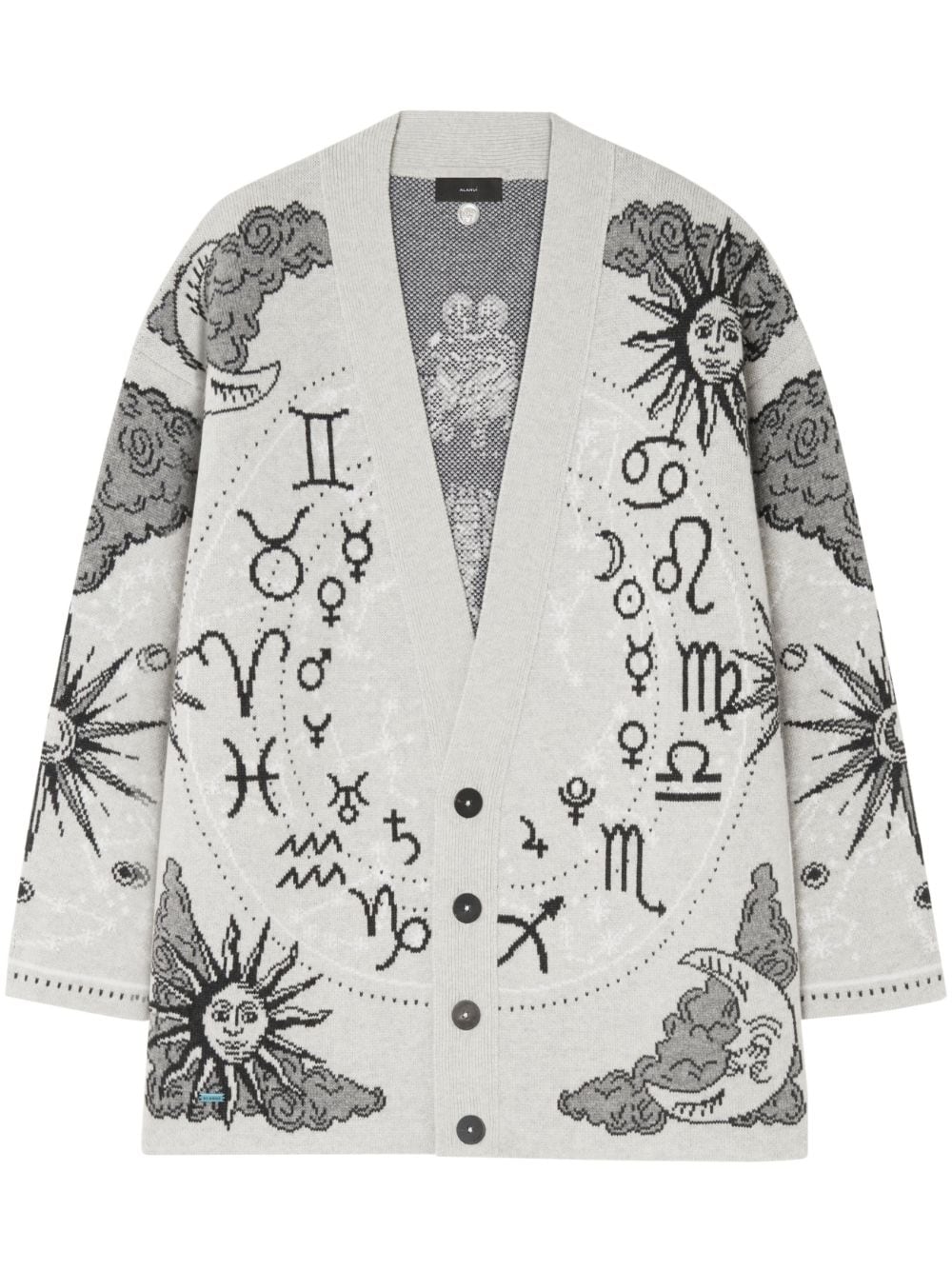 Alanui The Twelve Signs cashmere cardigan - Grey von Alanui