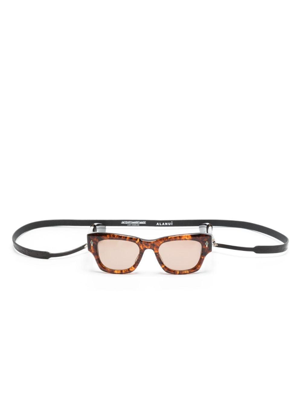 Alanui x Jacques Marie Mage Zuma sunglasses - Brown von Alanui