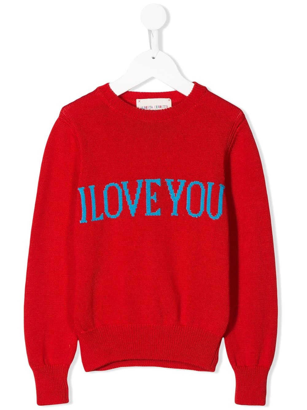 Alberta Ferretti Kids slogan embroidered jumper von Alberta Ferretti Kids