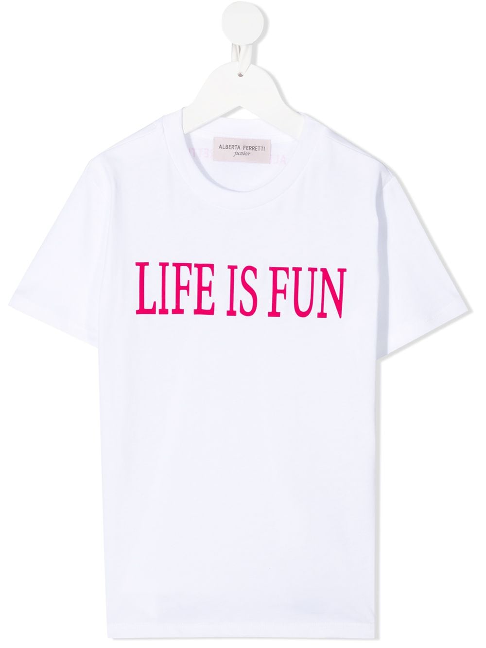 Alberta Ferretti Kids slogan print T-shirt - White von Alberta Ferretti Kids