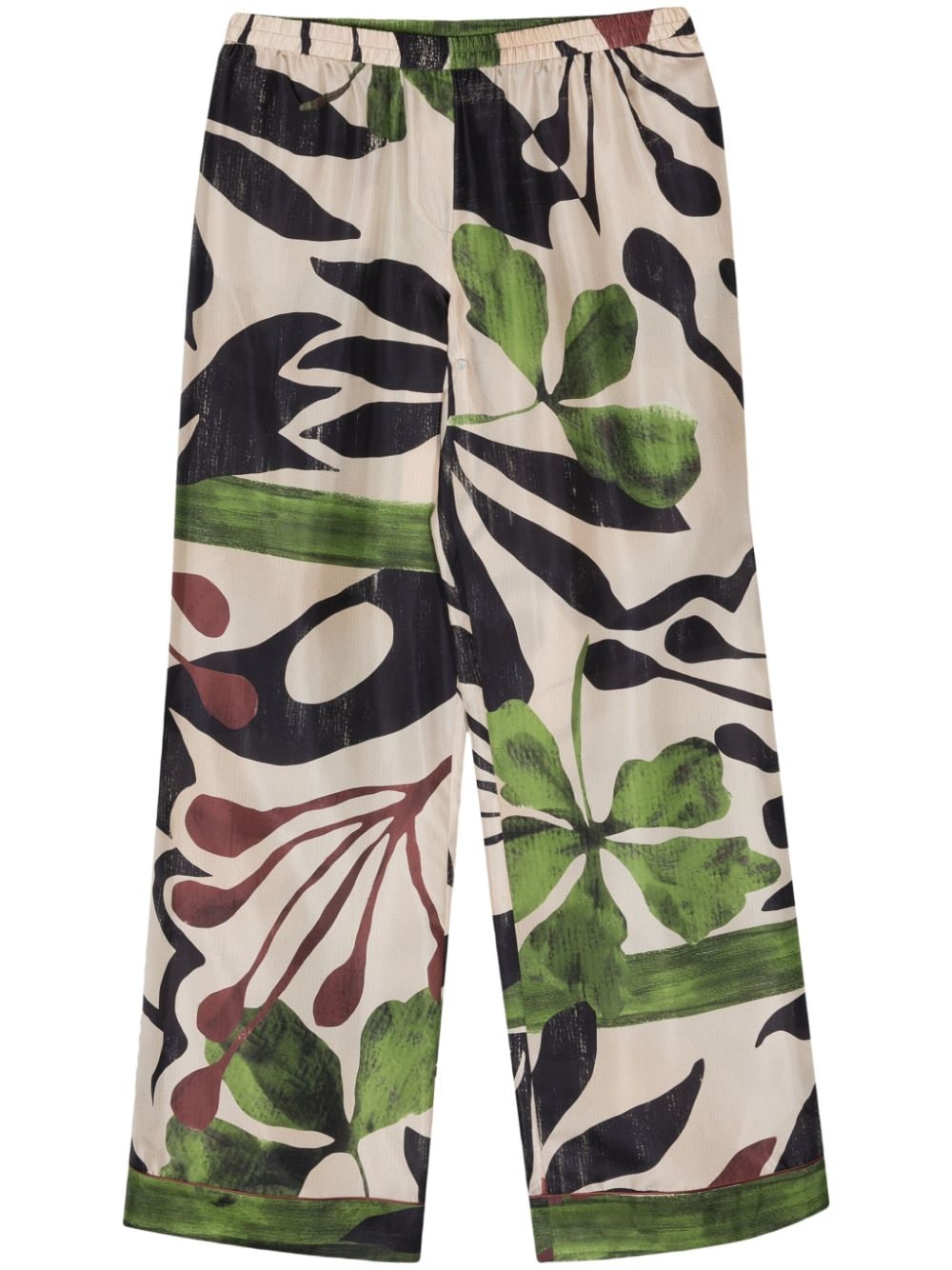 Alberta Ferretti Habotai wide-leg trousers - Green von Alberta Ferretti