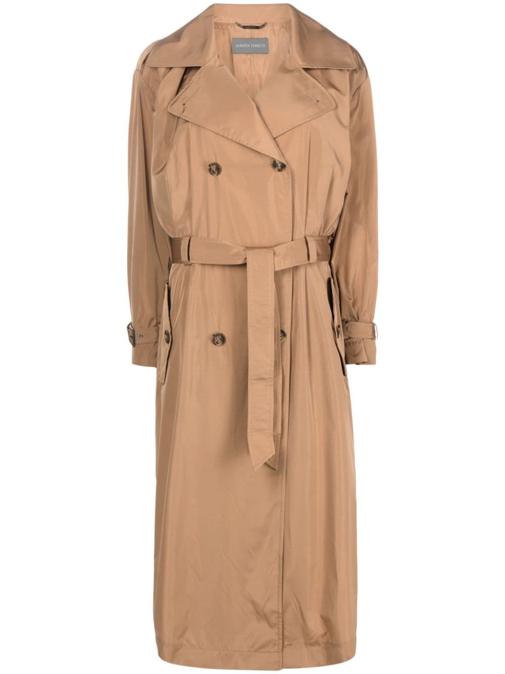 Alberta Ferretti double-breasted trench coat - Brown von Alberta Ferretti