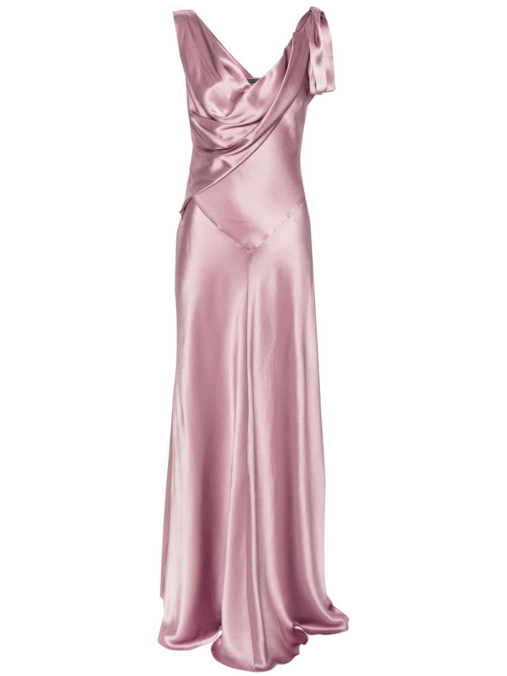 Alberta Ferretti draped-detail dress - Purple von Alberta Ferretti