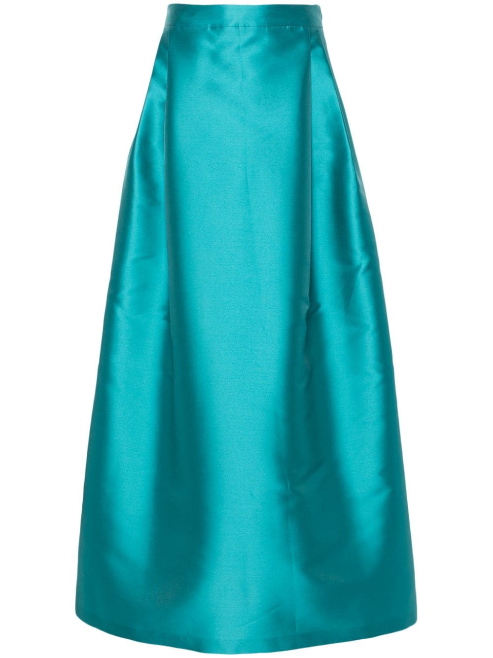 Alberta Ferretti high-waist pleat skirt - Blue von Alberta Ferretti