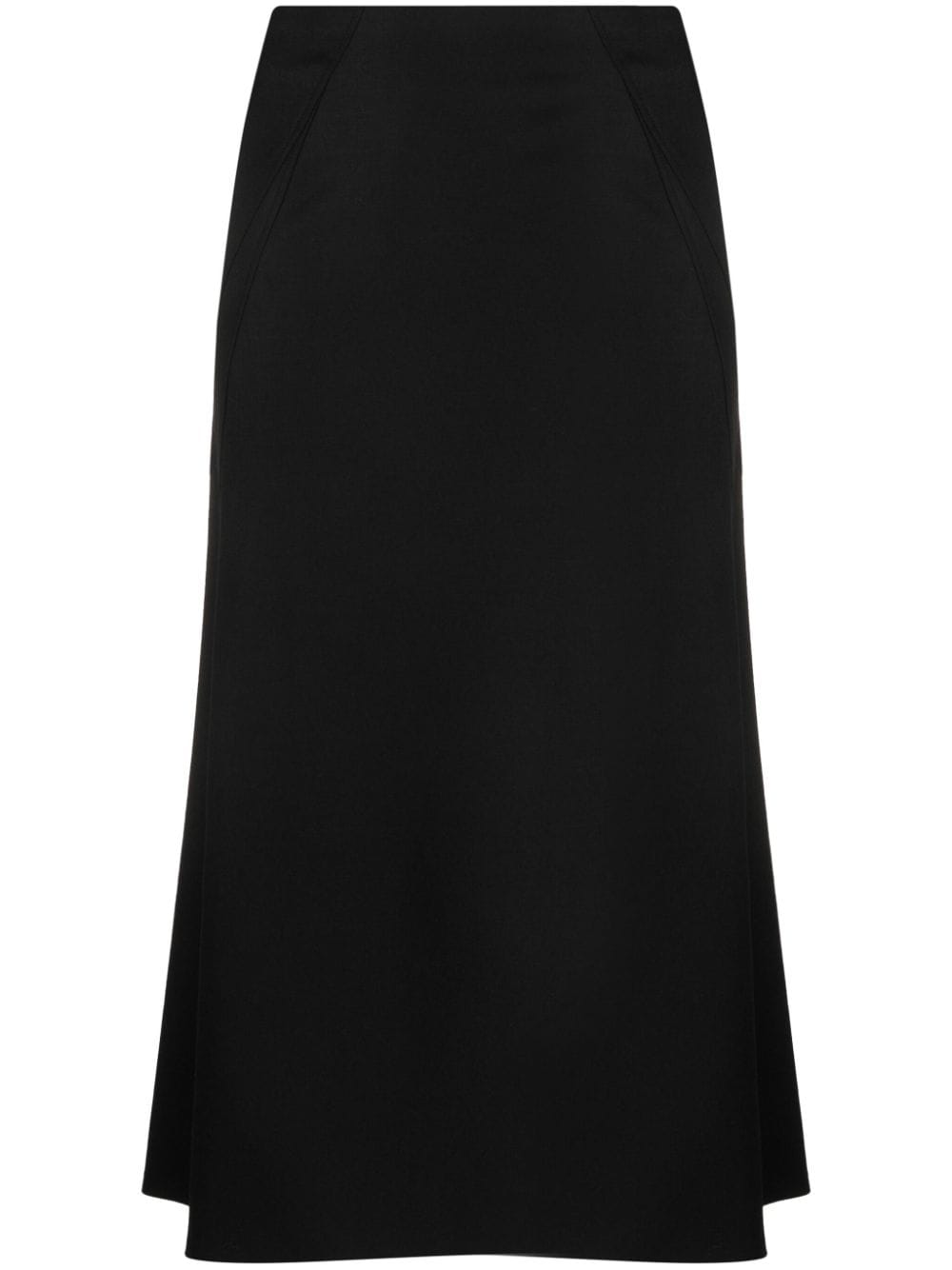 Alberta Ferretti high-waisted A-line skirt - Black von Alberta Ferretti