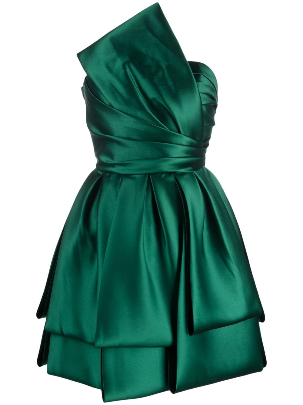 Alberta Ferretti off-shoulder minidress - Green von Alberta Ferretti